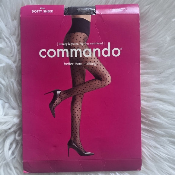 Commando Accessories - New Commando The Dotty Sheer Tights